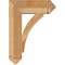 Ekena Millwork Thorton Arts & Crafts Rough Sawn Bracket, Western Red Cedar, 6"W x 22"D x 30"H BKT06X22X30THR03RWR - alternate 3